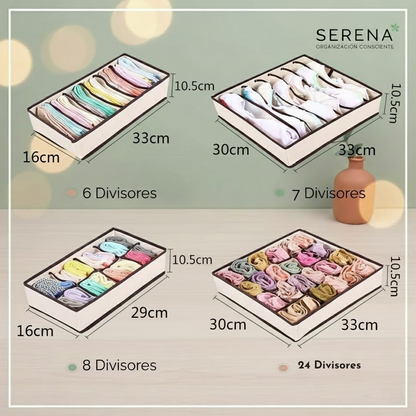 kit organizadores ropa interior